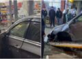 ვიდეო – ავტომობილი სუპერმარკეტში შევარდა