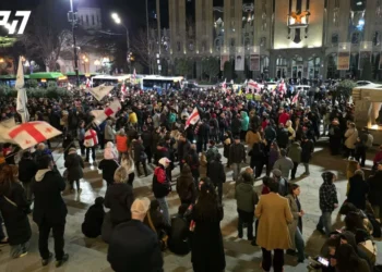 პარლამენტთან საპროტესტო აქცია მიმდინარეობს