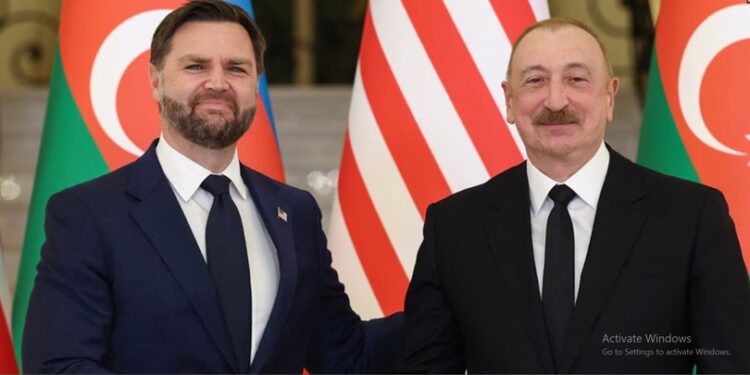 ჯ.დ. ვენსმა და ილჰამ ალიევმა აშშ-სა და აზერბაიჯანს შორის სტრატეგიული პარტნიორობის ქარტიას მოაწერეს ხელი