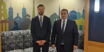 საგარეო საქმეთა სამინისტრო, ლაშა დარსალიასა და აშშ-ის სახელმწიფო მდივნის თანაშემწეს შორის გამართული შეხვედრის შესახებ ინფორმაციას ავრცელებს