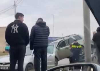 ცოტა ხნის წინ თბილისში ავტოსაგზაო შემთხვევა მოხდა