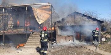 იმერეთში საცხოვრებელი სახლი დაიწვა