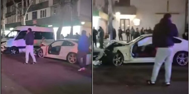 ვიდეო – ქუთაისში ავარიის შედეგად რამდენიმე ავტომობილი დაიმტვრა