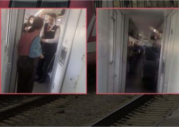 თბილისი – ზუგდიდის მატარებელი კასპთან მწყობრიდან გამოვიდა და გაჩერდა