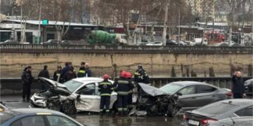 ერთი პირი დაშავდა ავარიის შედეგად თბილისში