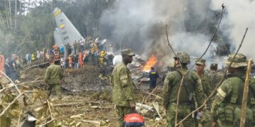 კოლუმბიაში სამხედრო თვითმფრინავის ჩამოვარდნას, სულ მცირე, 66 ადამიანი ემსხვერპლა
