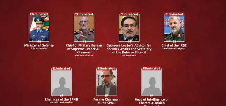 ისრაელის თავდაცვის ძალები ირანის უსაფრთხოების ხელმძღვანელობის რამდენიმე წევრის მკვლელობას ადასტურებს