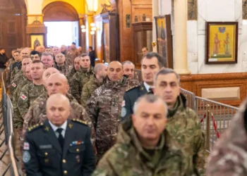 ჯარისკაცებმა ილია მეორის ხსოვნას პატივი მიაგეს