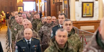 ჯარისკაცებმა ილია მეორის ხსოვნას პატივი მიაგეს