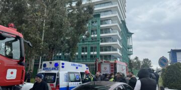 ბათუმში მშენებლობაზე ჟანგბადის ავზი გასკდა