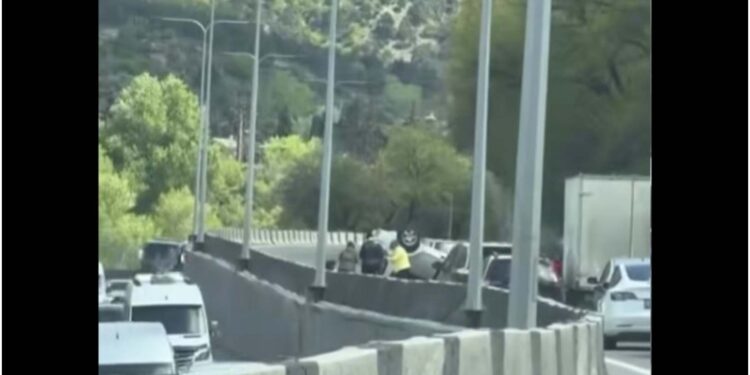 ვიდეო – ავტოსაგზაო შემთხვევა თბილისის შესასვლელში