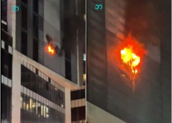 ვიდეო – ბათუმში, საცხოვრებელ კორპუსში ხანძარი გაჩნდა