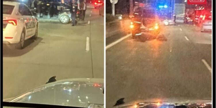  ავტობანზე, გვირაბთან ახლოს, ავარია მოხდა