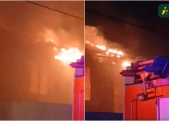 ვიდეო – ქუთაისში, საცხოვრებელ სახლში ხანძარი იყო