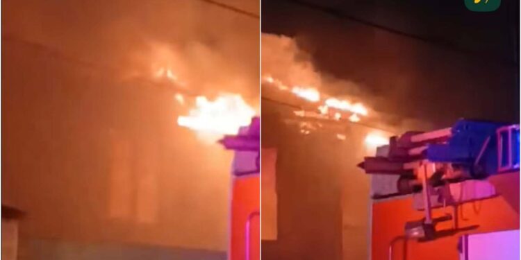 ვიდეო – ქუთაისში, საცხოვრებელ სახლში ხანძარი იყო