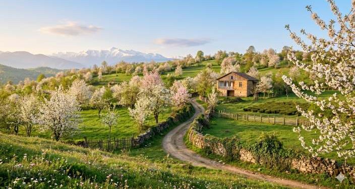 ხარება გურიაში — გაზაფხულის განახლება და კეთილი ამბების მოლოდინი