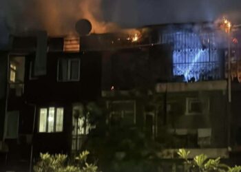 ბათუმში, საცხოვრებელ კორპუსში ხანძარი იყო