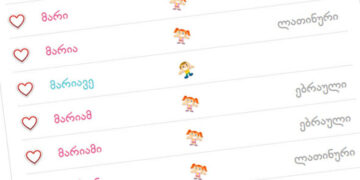 რომელია ყველაზე გავრცელებული სახელები და გვარები საქართველოში – განახლებული მონაცემები