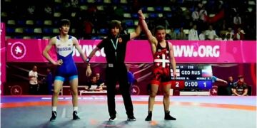 ოზურგეთელმა ახალგაზრდა მოჭიდავემ ევროპის ჩემპიონის ტიტულის მოსაპოვებლად რუსი მეტოქე დაამარცხა