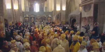 სვეტიცხოველში ახალარჩეული პატრიარქის ინტრონიზაცია იმართება