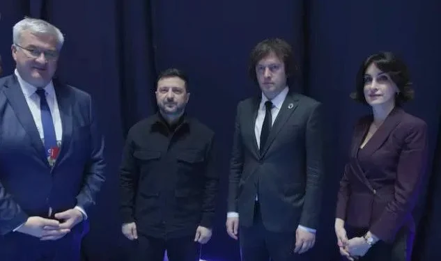 ირაკლი კობახიძე ერევანში ვოლოდიმირ ზელენსკის შეხვდა